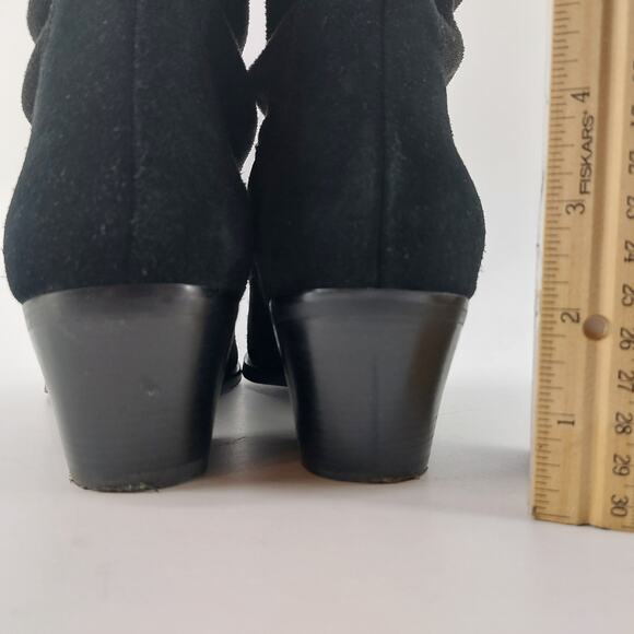 Blondo Womens Knee High Black Boots Block Heel 9M Waterproof - Picture 4 of 16